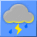 Thunderstorms and rain