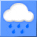 Rain Showers and Overcast Skies