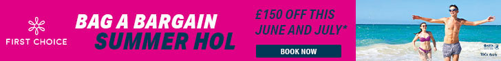 First Choice: £150 off selected holidays in June & July 2022