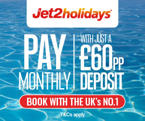 Pay low deposits on summer & winter holidays in 2025/2026 with Jet2