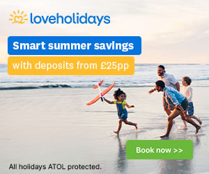 Love Holidays: Low deposits from £25 per person