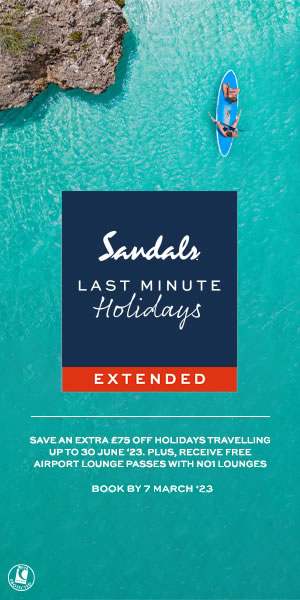 Sandals: Save on all inclusive holidays to the Caribbean