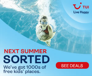 Free child places on summer holidays with TUI