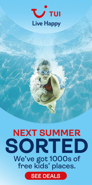 Free child places on summer holidays with TUI