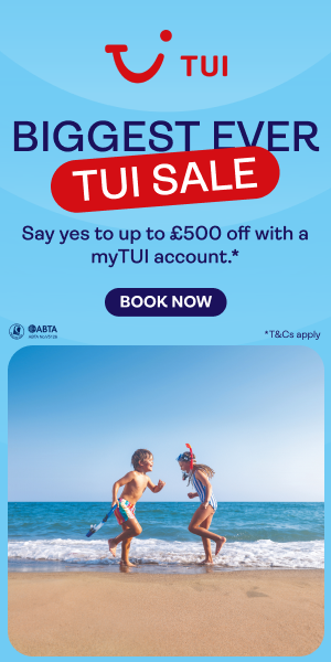 Biggest ever TUI sale: 10% off 2026/2027 holidays