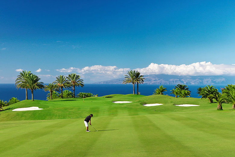 One of the seven golf courses in Tenerife