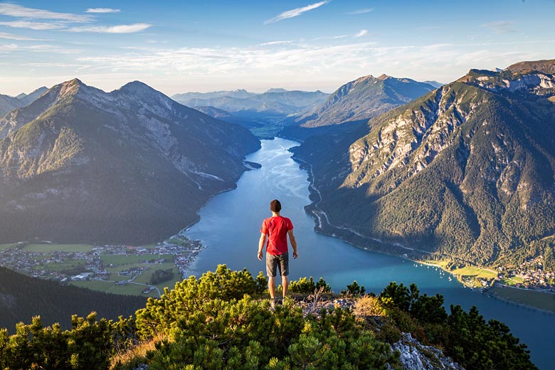 Achensee from a viewpoint on the Bärenkopf Achensee from a viewpoint on the Bärenkopf