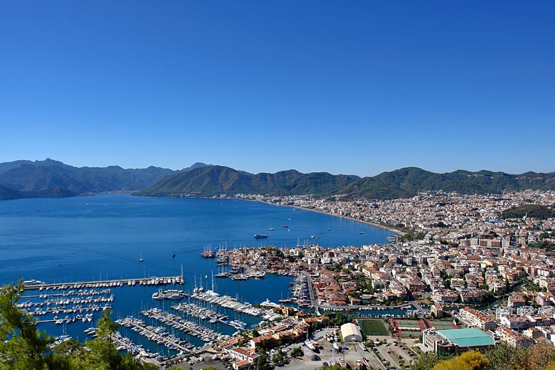 Aerial view of Marmaris, Turkey - photo courtesy of Turkish Ministry of Culture & Tourism