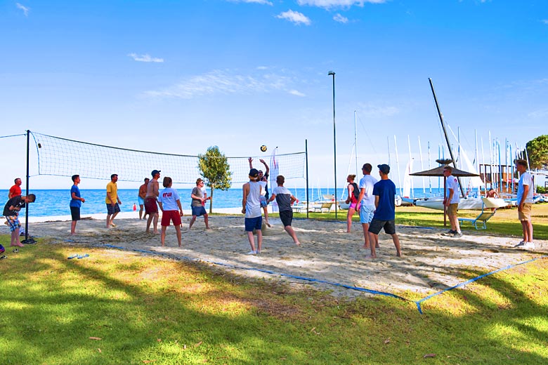 Don't miss out on the afternoon beach volleyball Don't miss out on the afternoon beach volleyball