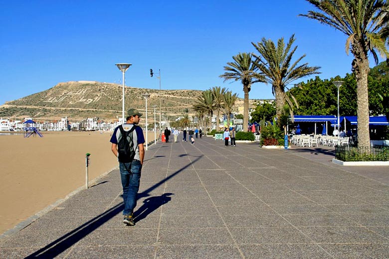 The seafront at Agadir, Morocco