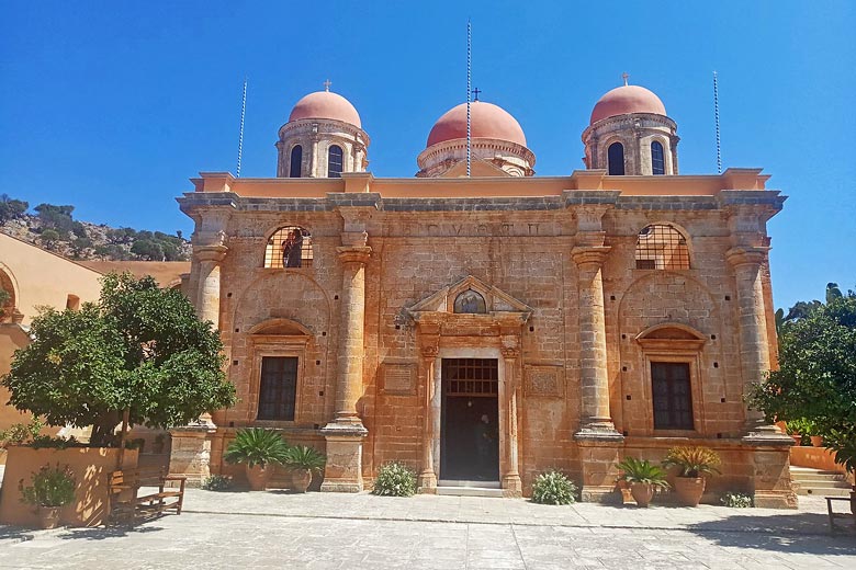 Agia Triada Monastery on the Akrotiri Peninsula Agia Triada Monastery on the Akrotiri Peninsula