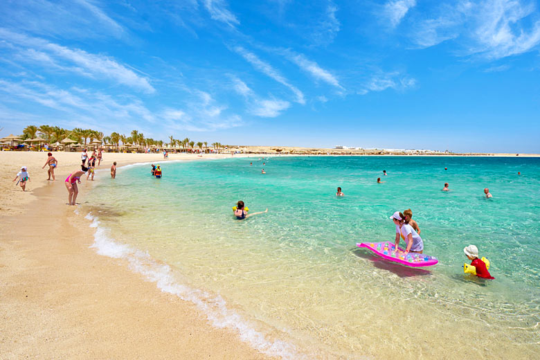 The inviting waters at Al Dabbab (Turtle) Beach, Marsa Alam