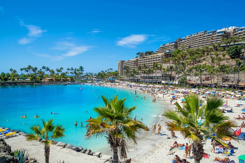 Anfi del Mar beach, Gran Canaria Anfi del Mar beach, Gran Canaria