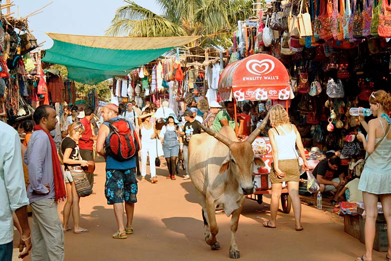 Anjuna Flea Market, Goa, India Anjuna Flea Market, Goa, India