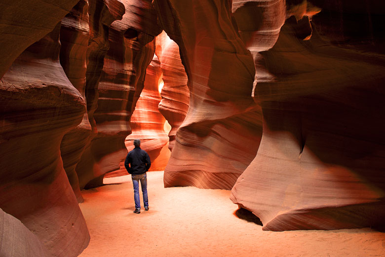 Weather-worn sandstone in Antelope Canyon, Arizona © Forcdan - Fotolia.com