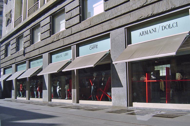 The Armani flagship store The Armani flagship store