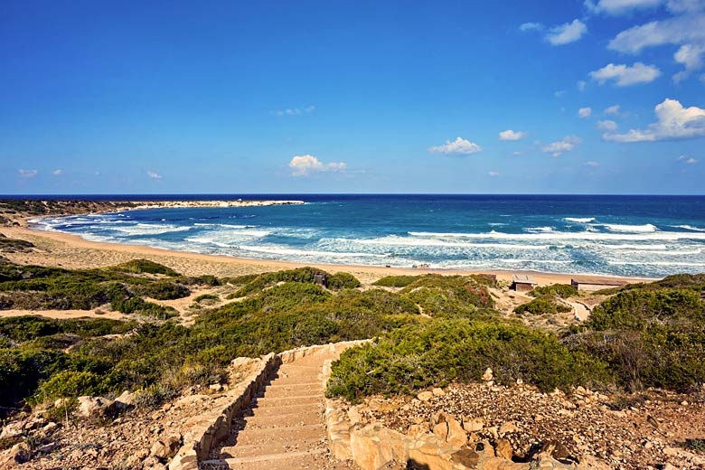 Arriving at Lara Beach in the far west of Cyprus