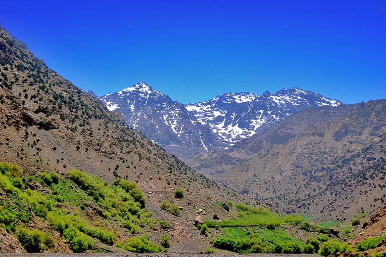Atlas Mountains in Morocco in April