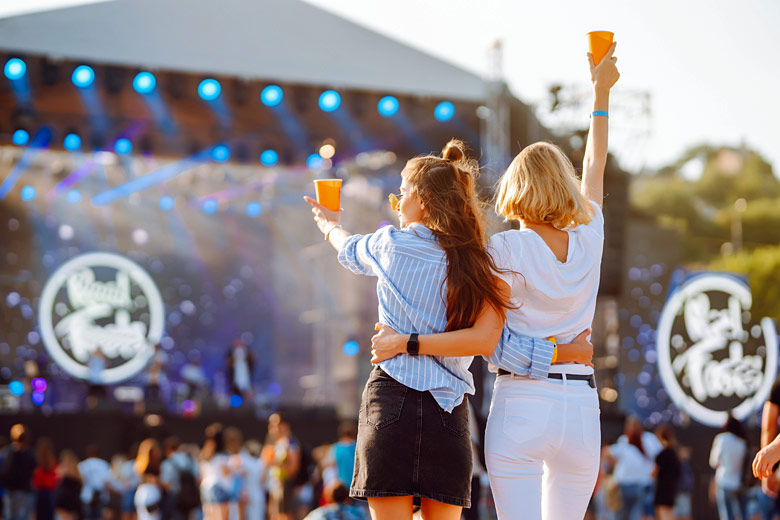 Taking in a music festival while travelling is popular with Gen Z travellers Taking in a music festival while travelling is popular with Gen Z travellers