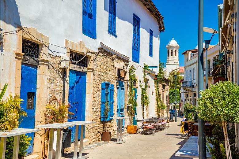 The pretty old streets of Limassol The pretty old streets of Limassol