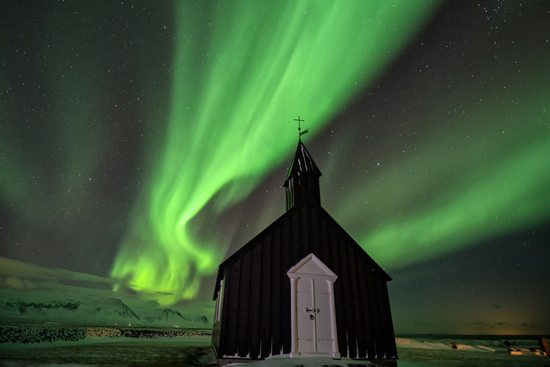 Aurora on a clear winter's night, Iceland Aurora on a clear winter's night, Iceland