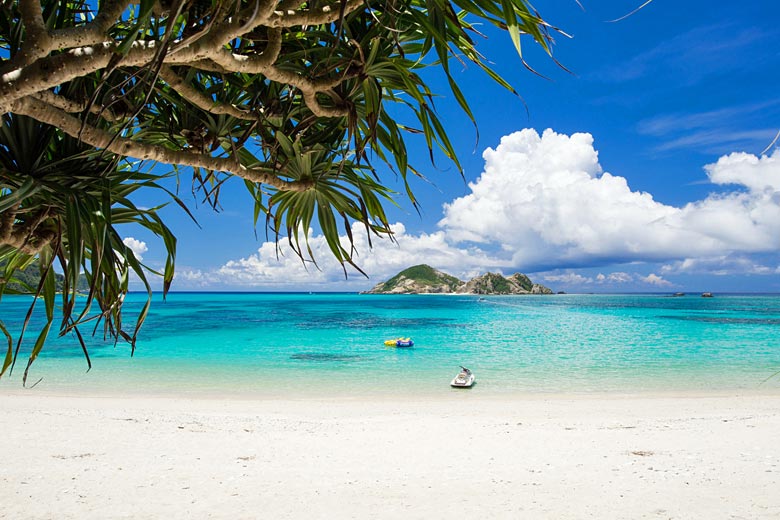 Beach on Tokashiki Island just off Okinawa Honto