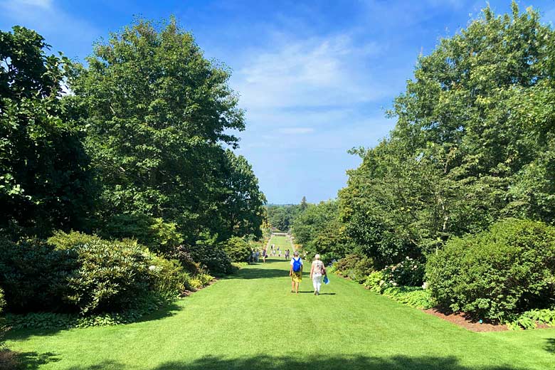 Taking a stroll on Battleston Hill at RHS Wisley