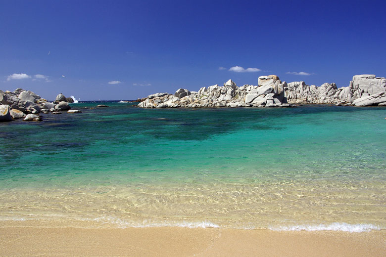 Beach on Lavezzi Isles Beach on Lavezzi Isles