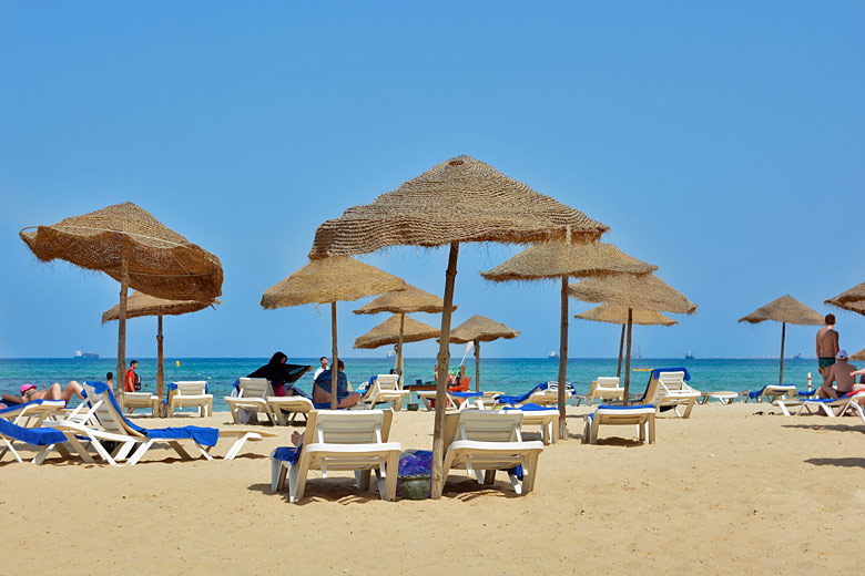 Relax on the soft sands of Sousse, Tunisia