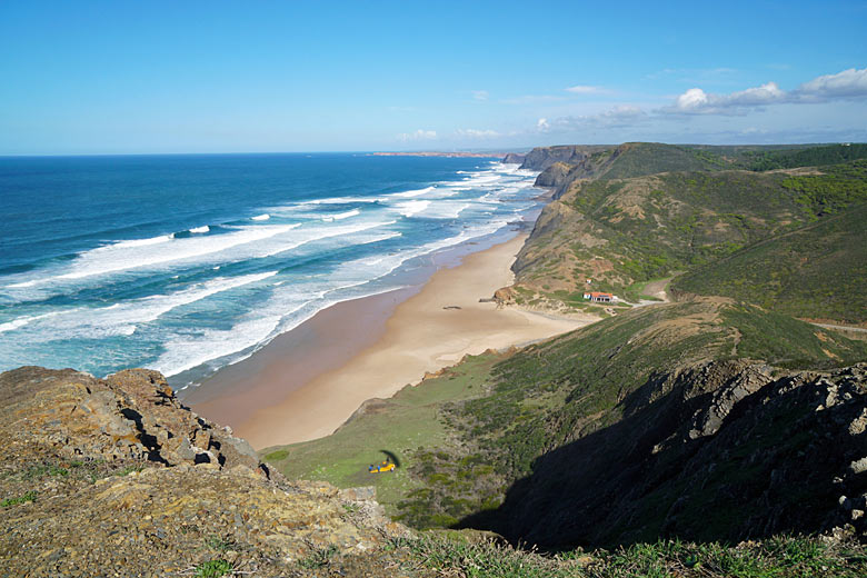 Praia do Cordoama on Algarve's west coast Praia do Cordoama on Algarve's west coast