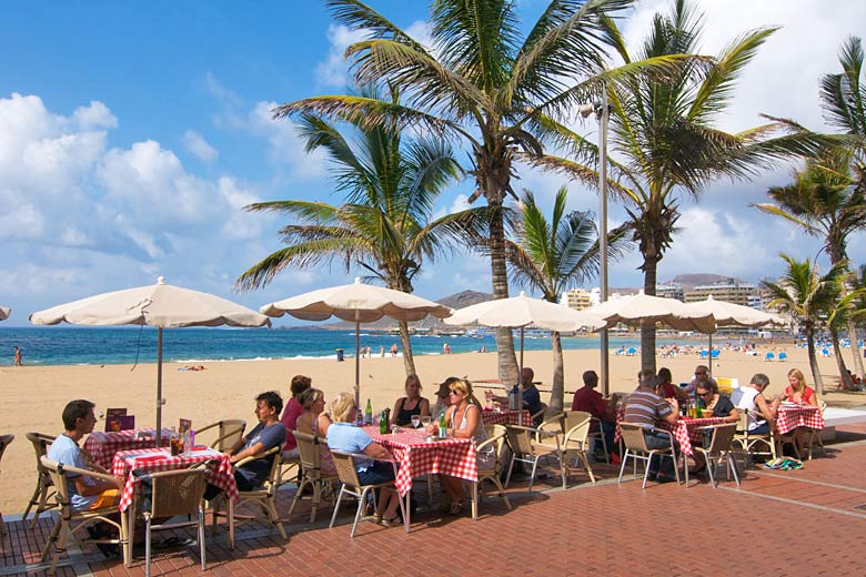 Café on the Paseo de las Canteras, Las Palmas