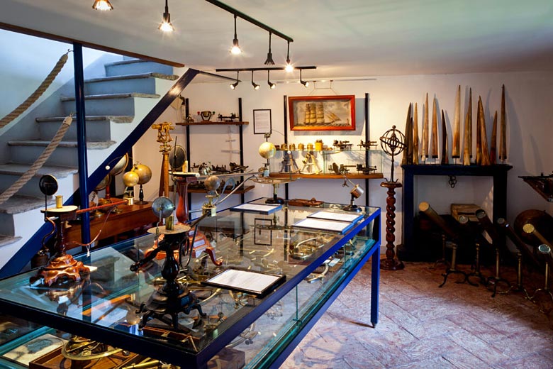 Navigation instruments at Bellagio Museum - photo courtesy of Bellagio Museo