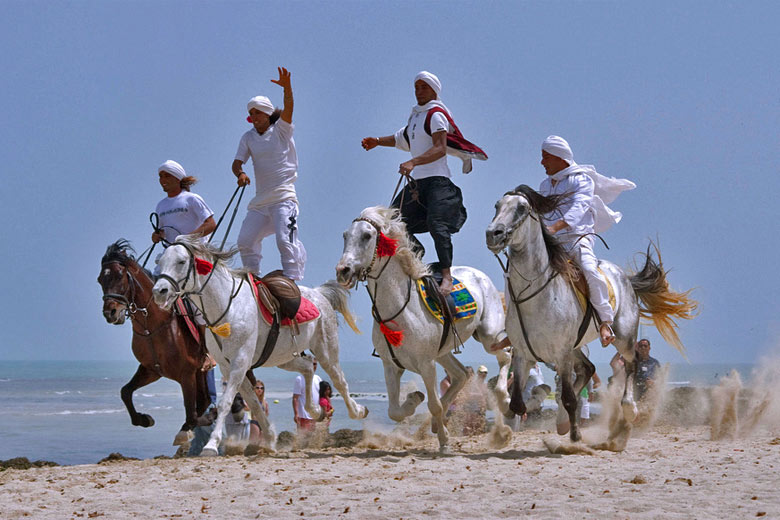Berber horsemen, Djerba