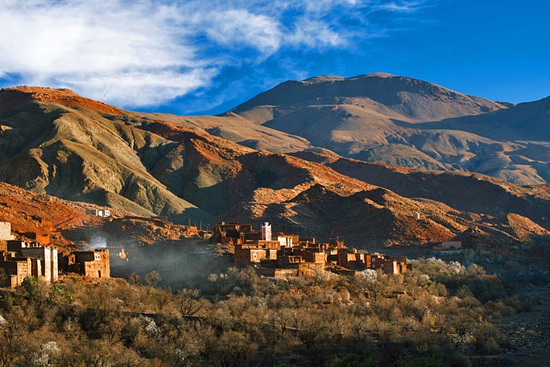 Berber village, High Atlas Mountains Berber village, High Atlas Mountains