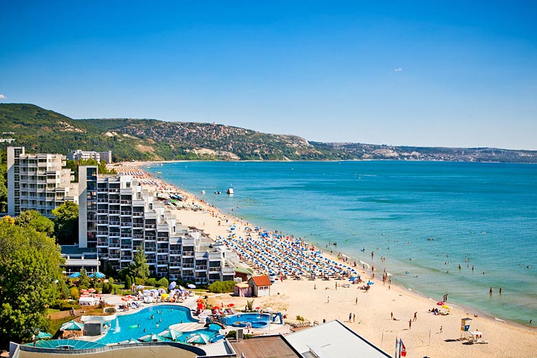 The beautiful and bustling Black Sea coast, Bulgaria The beautiful and bustling Black Sea coast, Bulgaria