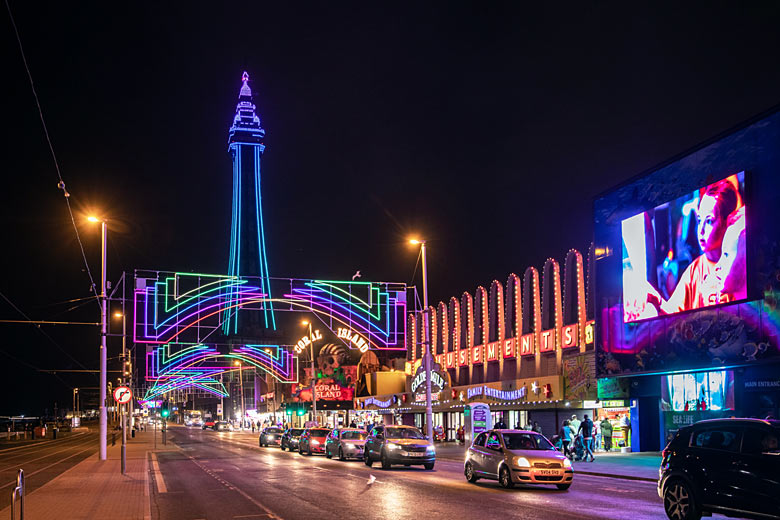 Blackpool Illuminations light up the autumn night sky each year Blackpool Illuminations light up the autumn night sky each year