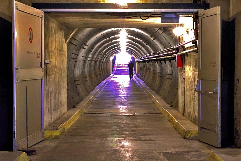 Blast Tunnel inside the Diefenbunker, Ottawa - photo courtesy of Ottawa Tourism