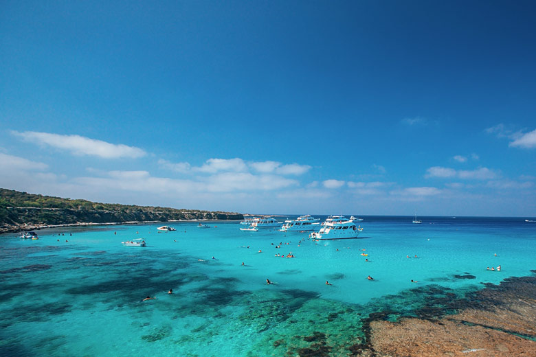 The tempting waters of the Blue Lagoon, Cyprus