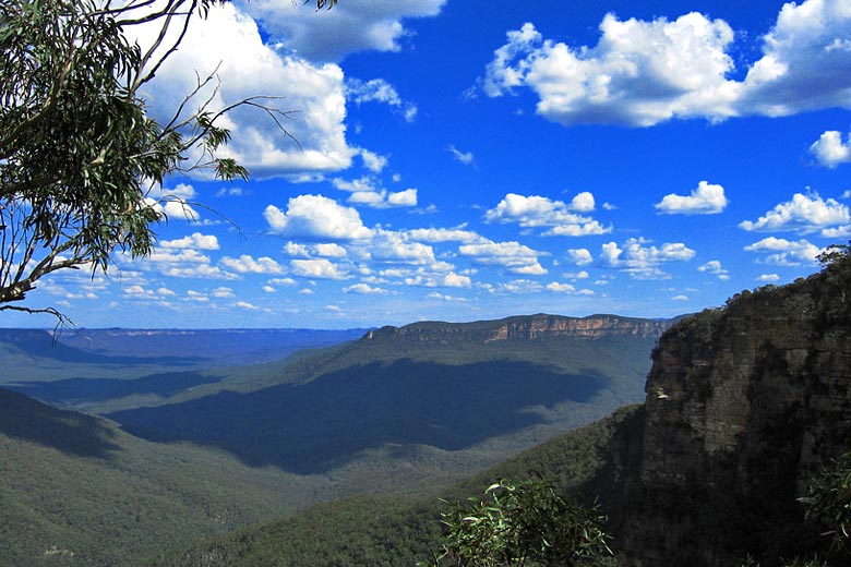The Blue Mountains, 60 miles west of Sydney The Blue Mountains, 60 miles west of Sydney
