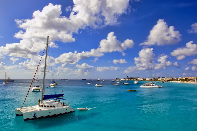 Blue skies over Barbados Blue skies over Barbados