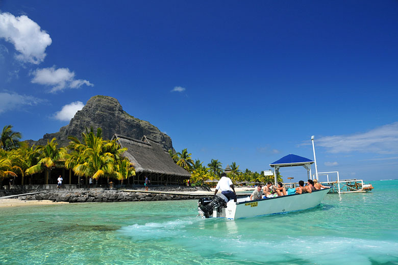 Boating day out from Le Morne, Mauritius Boating day out from Le Morne, Mauritius