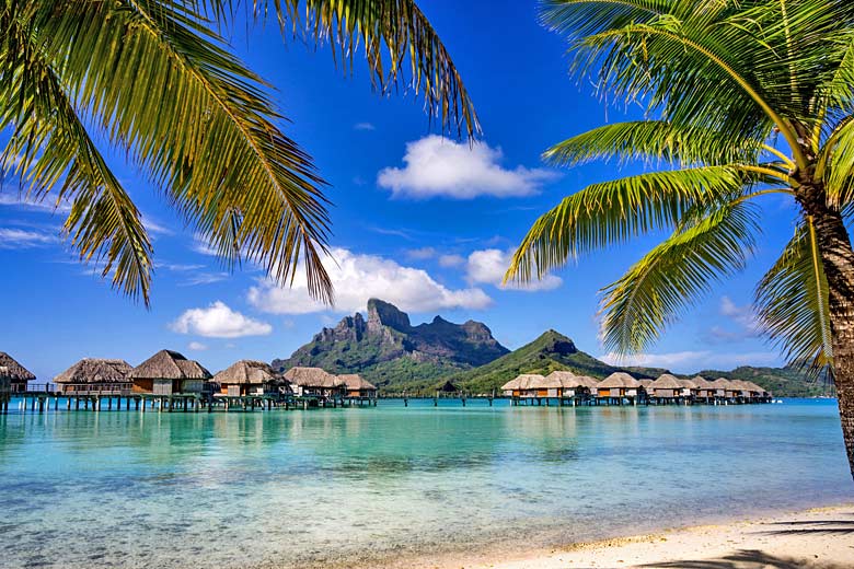 Bora Bora, probably the remotest of all honeymoon destinations