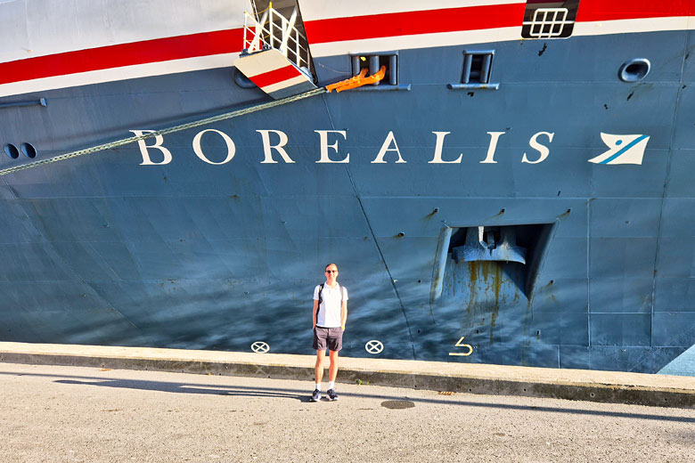 At the cruise terminal in Bilbao