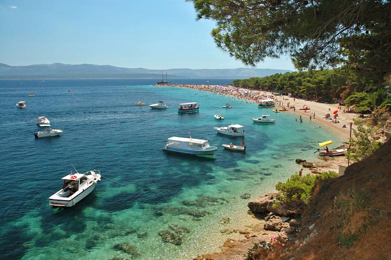 Enjoy the beach on Brac Island, Croatia