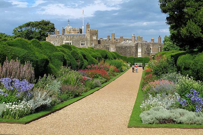 The Broadwalk at Walmer Castle, Kent The Broadwalk at Walmer Castle, Kent