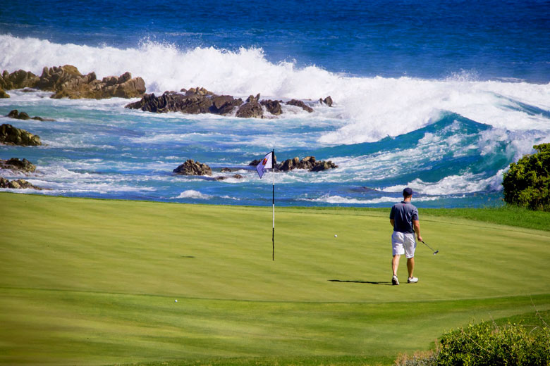 Playing the Cabo del Sol Ocean course, Cabo San Lucas