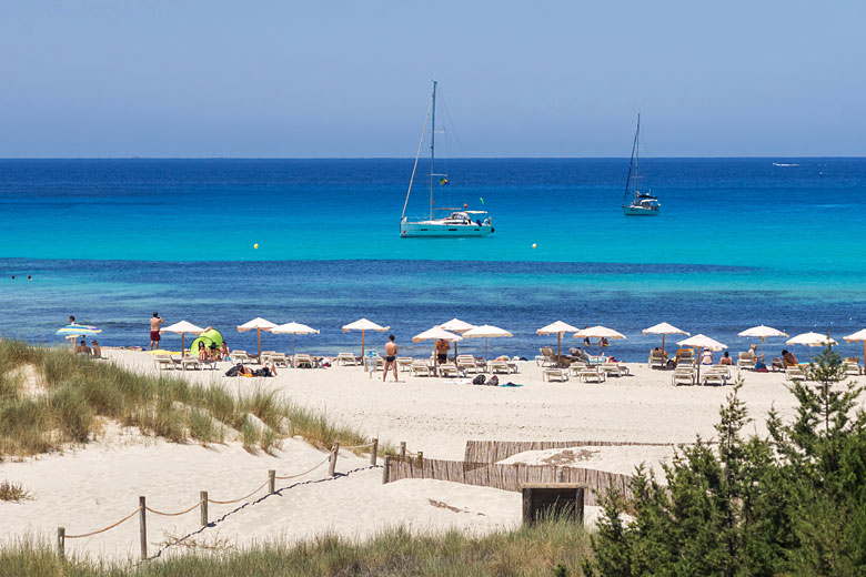 Cala Saona on Formentera, Balearic Islands