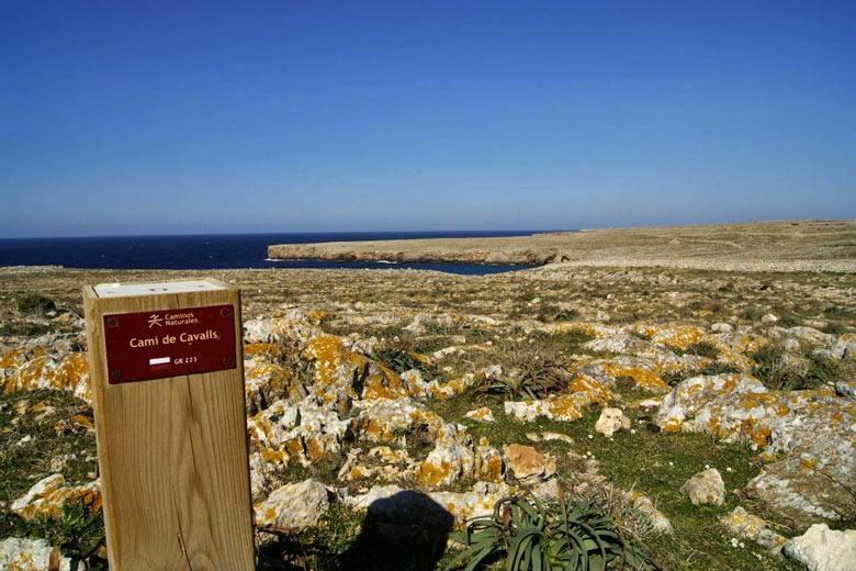 Cami de Cavalls on the northwest of the island Cami de Cavalls on the northwest of the island