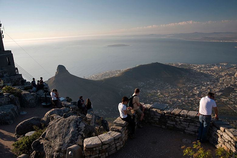 Cape Town from the top of Table Mountain