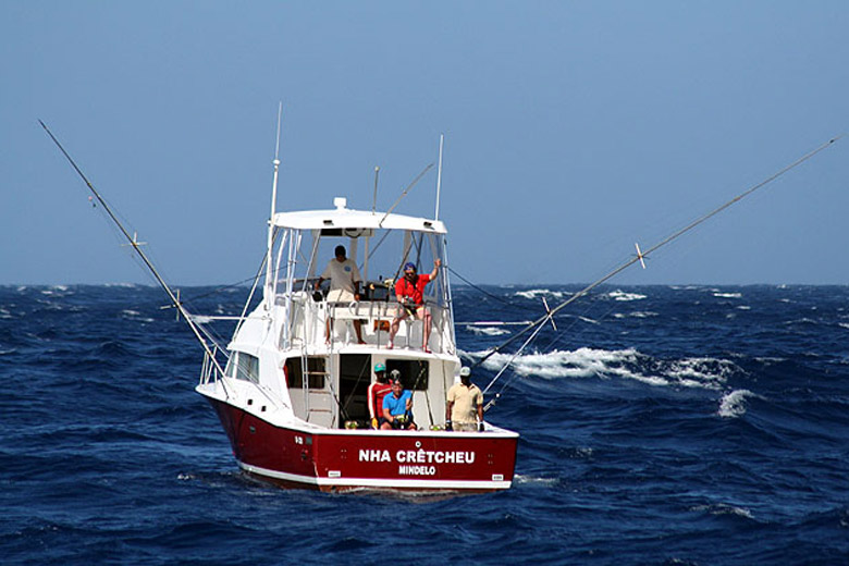 Big game fishing, São Vicente, Cape Verde Big game fishing, São Vicente, Cape Verde